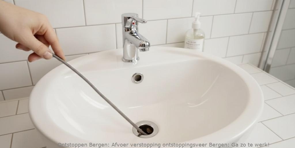 Afvoer verstopping ontstoppingsveer Bergen: Ga zo te werk!