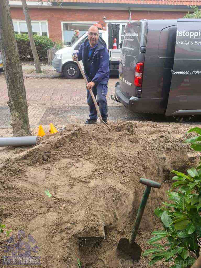 Riool ontstoppen Bergen graven