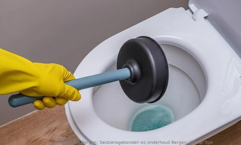 Seizoensgebonden wc onderhoud Bergen: winter & regen
