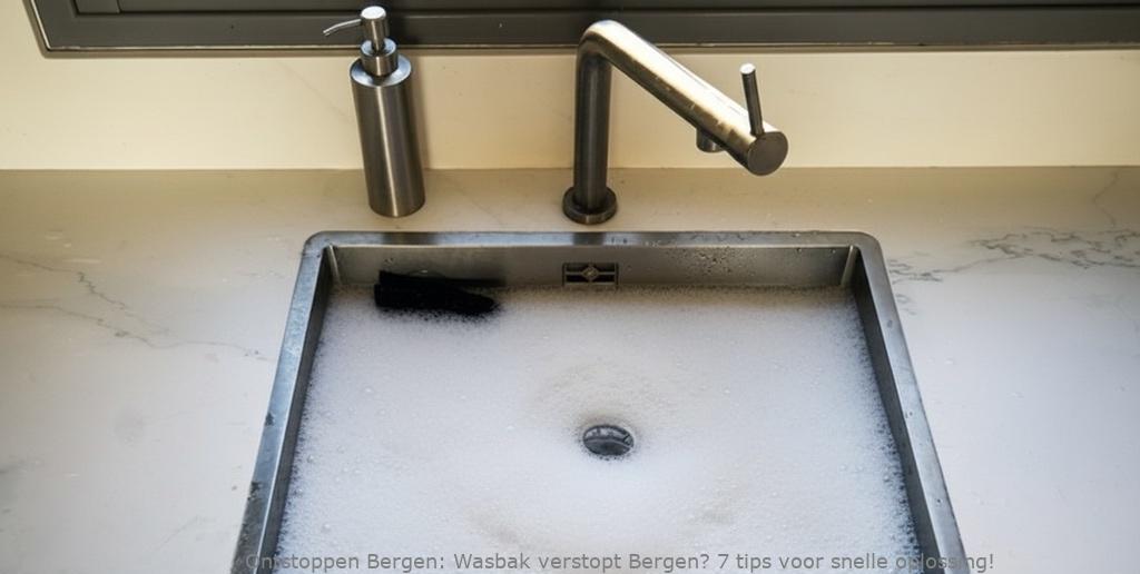 Wasbak verstopt Bergen? 7 tips om het probleem snel op te lossen